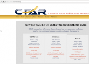 Screenshot of CFAR website